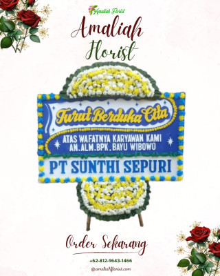 Papan Bunga Duka di Citepus