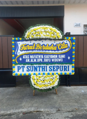 Papan Bunga Duka di Citepus